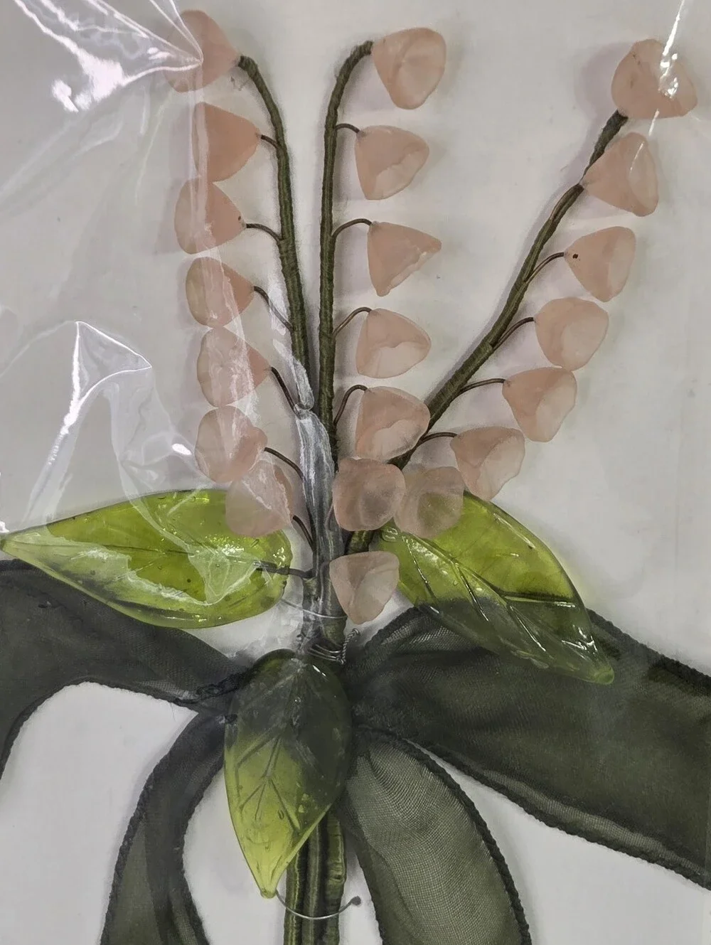 Katherine's Collection Pink Lily Of The Valley Floral Pick Stem Easter Decor 3pc